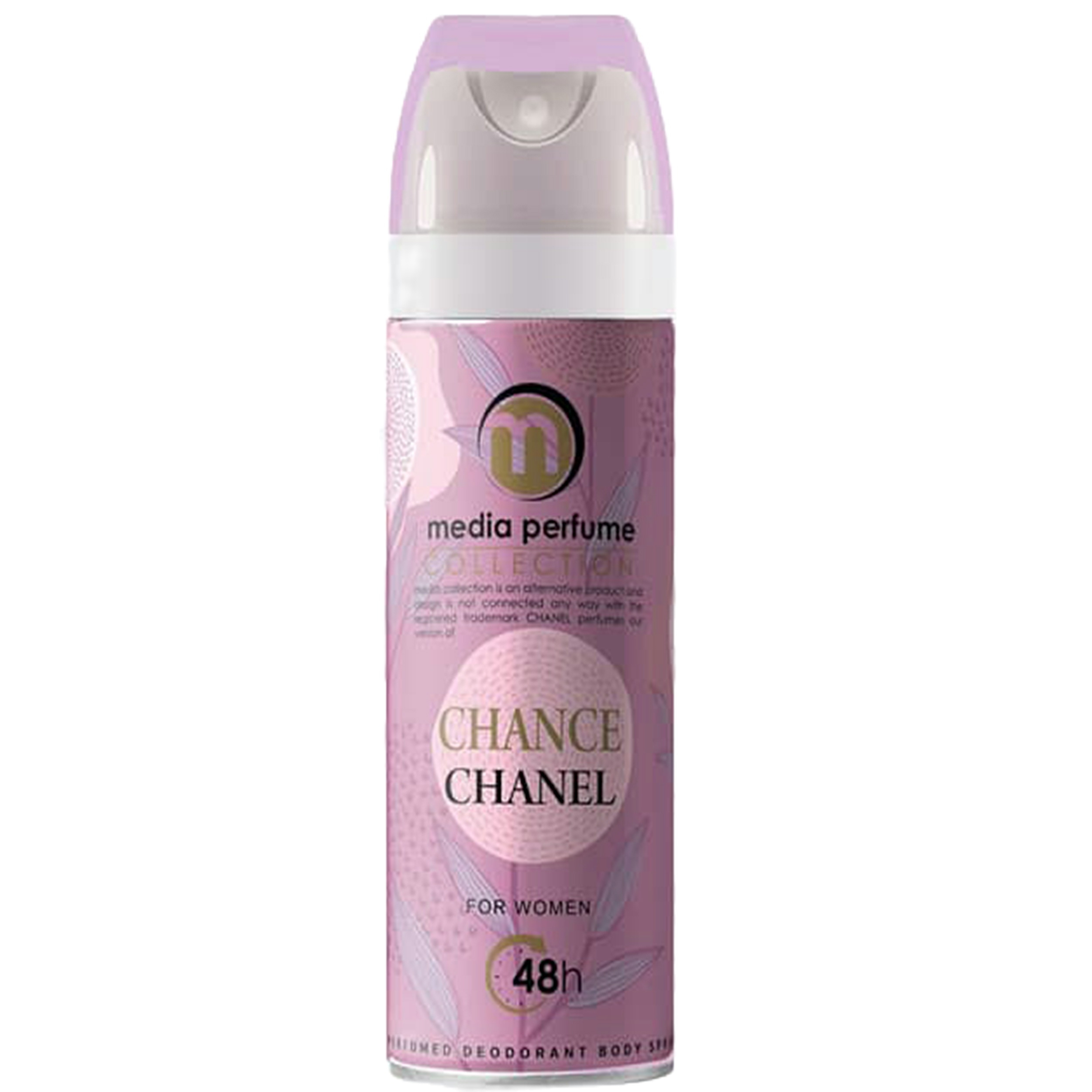 اسپری بدن زنانه مدیا مدل CHANEL CHANCE حجم 200 میلی لیتر اسپری بدن زنانه مدیا مدل CHANEL CHANCE حجم 200 میلی لیتر