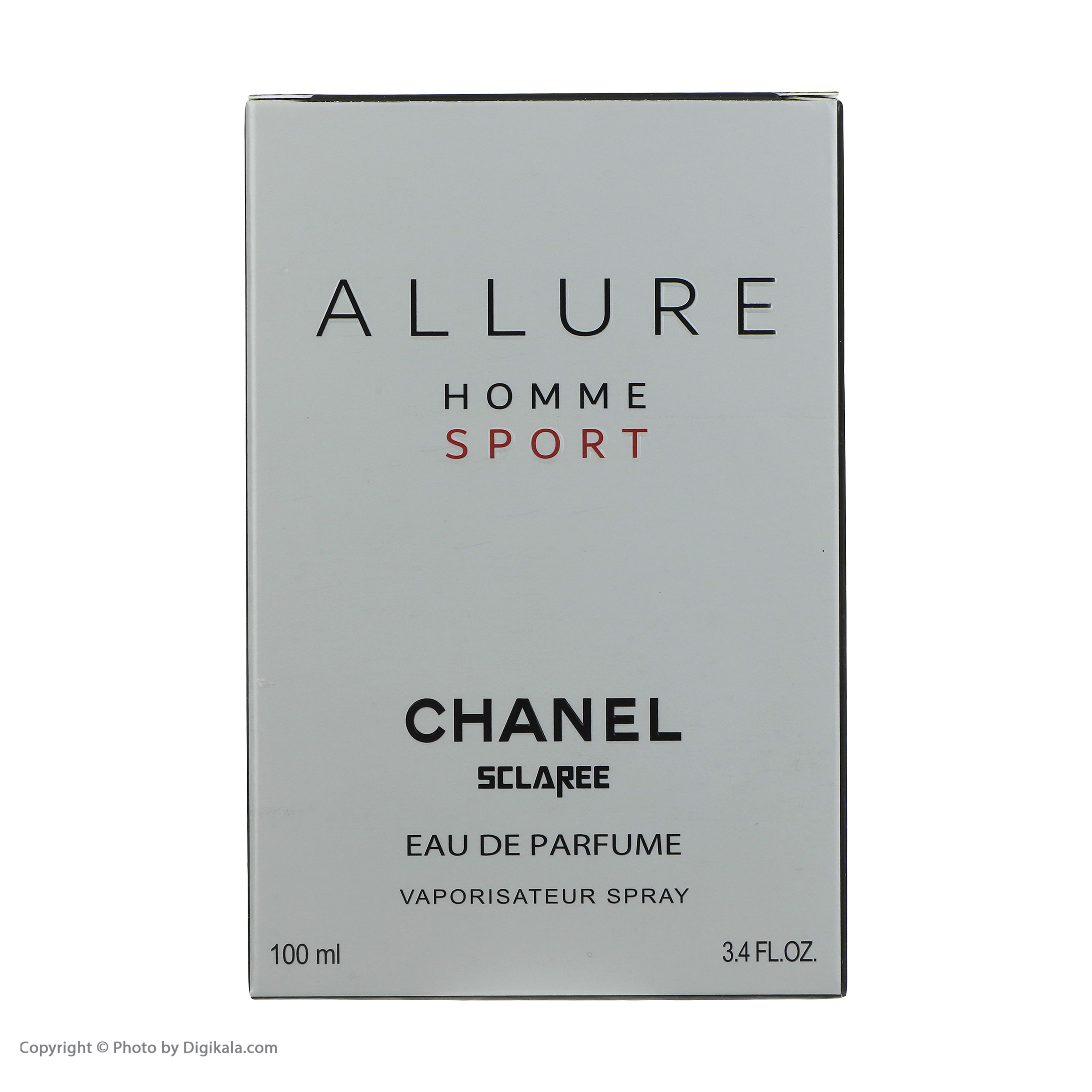 ادو پرفیوم مردانه اسکلاره مدل Allure Sport با رایحه شیرین و خنک حجم 100 میلی لیتر ادو پرفیوم مردانه اسکلاره مدل Allure Sport با رایحه شیرین و خنک حجم 100 میلی لیتر